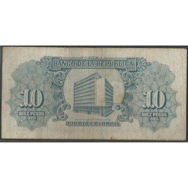 Billete de 10 Pesos 1 ene 1960 N53182901 BGW175