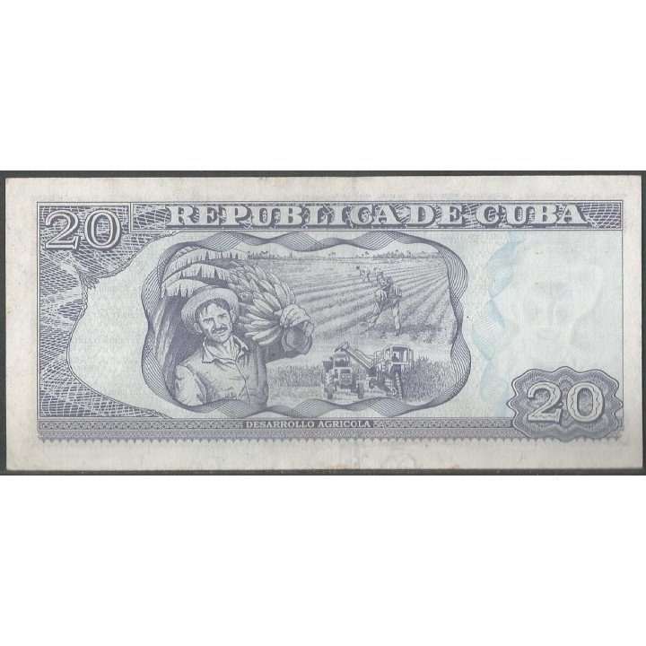 Cuba 20 Pesos 2019 P122- reverso