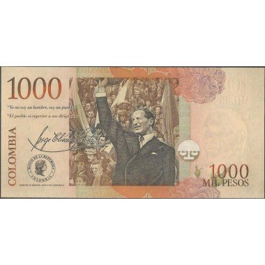 Billete de 1.000 Pesos 27 Sep 2001 BGW439b