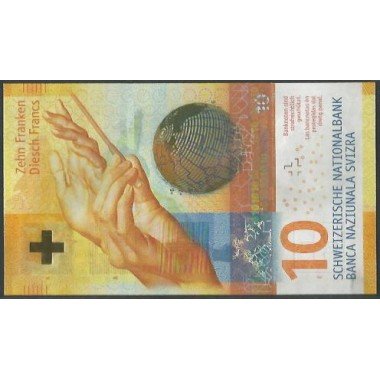 Suiza, 10 Francs 2017 P75