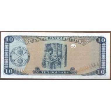 Liberia, 10 Dollars 2011 P27f