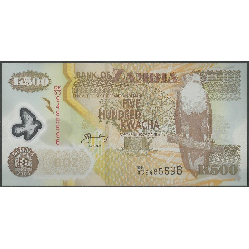 Zambia, 500 Kwacha 2005 P43d