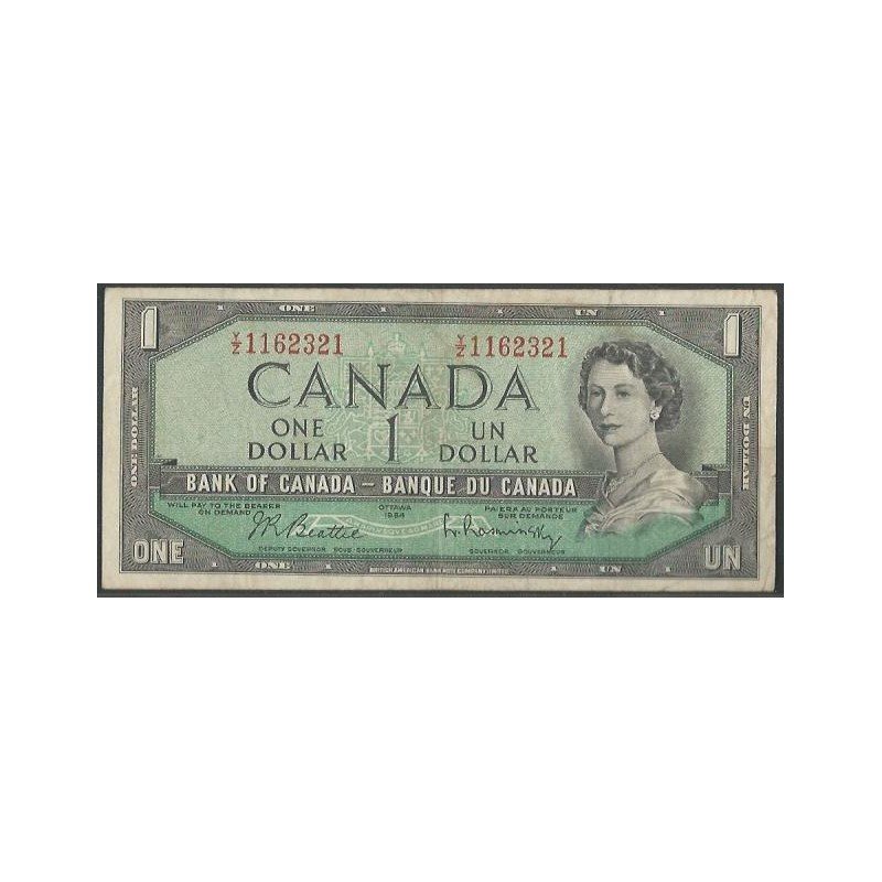 Canada, 1 Dollar 1954 (1961-72) P75b