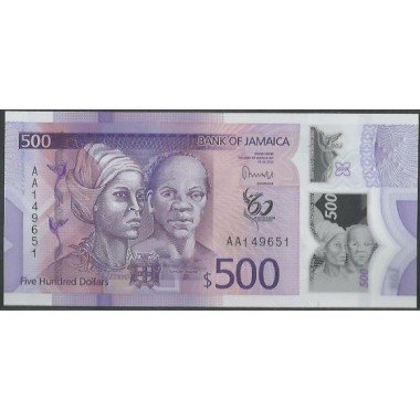 Jamaica, 500 Dollars ND2023 P98