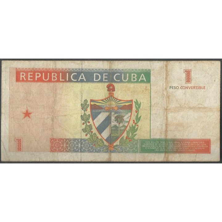 Cuba 1 Peso Convertible 1994 PFX37 reverso
