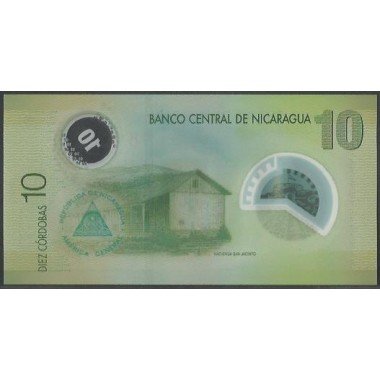 Nicaragua, 10 Cordobas 12 Sep 2007 P201b