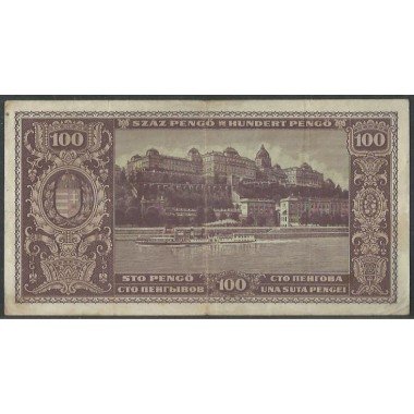Hungria, 100 Pengo 5 Abr 1945 P111b