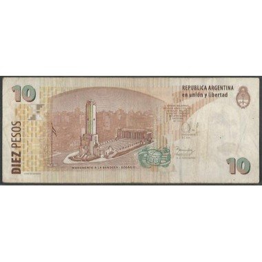 Argentina, 10 Pesos ND2003 Serie Ñ P354a