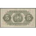 Bolivia, 5 Bolivianos L 20 Jul 1928 Serie Y P129