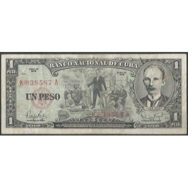 Cuba, 1 Peso 1959 P90