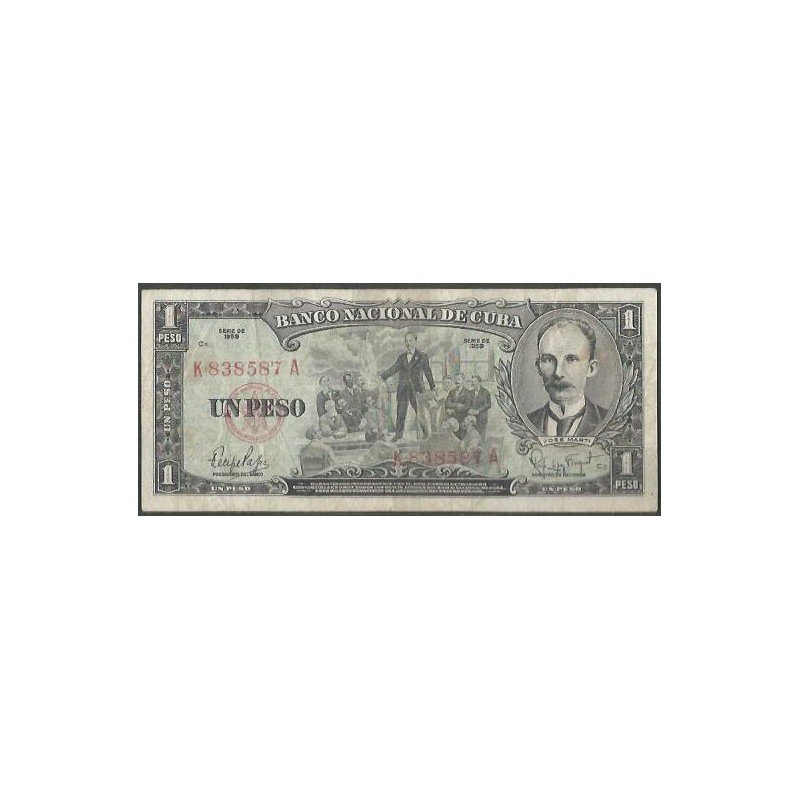 Cuba, 1 Peso 1959 P90