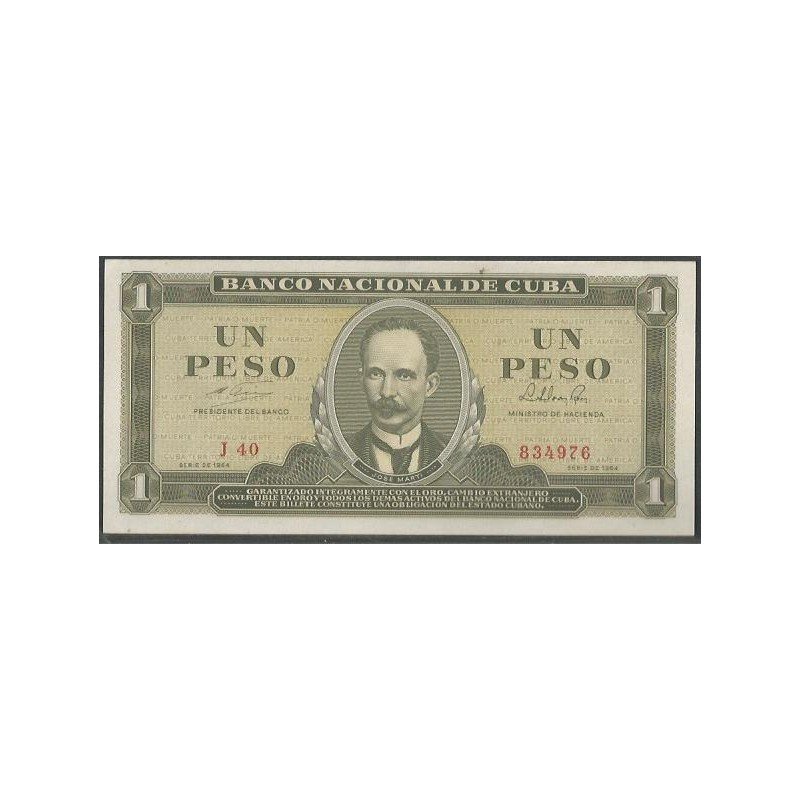 Cuba, 1 Peso 1964 P94b
