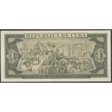 Cuba, 1 Peso 1964 P94b