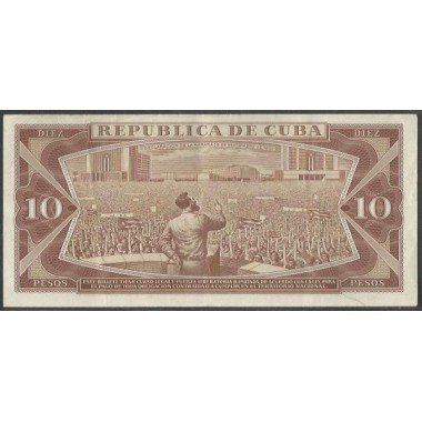 Cuba, 10 Pesos 1967 P104a