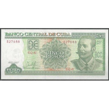 Cuba, 5 Pesos 2017 P116q