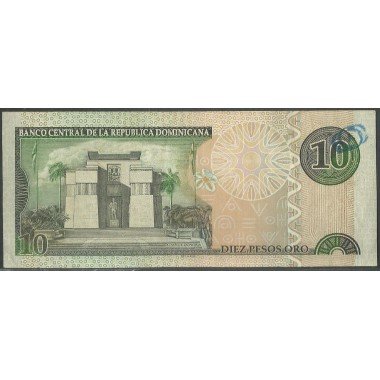 Rep. Dominicana, 10 Pesos 2002 P168b