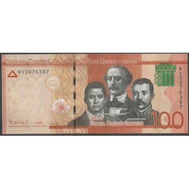 Rep. Dominicana, 100 Pesos 2021 P190F