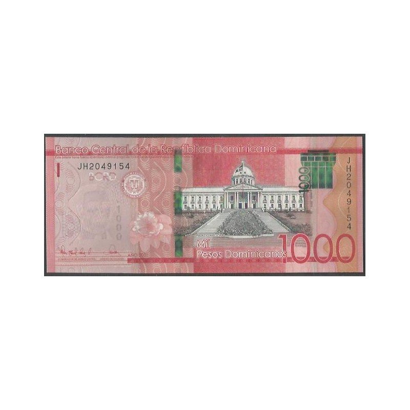 Rep. Dominicana, 1.000 Pesos 2021 P193f