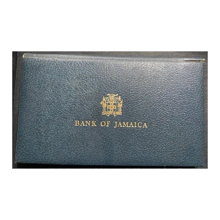 Jamaica 1 2 5 y 10 Dollars L1960 (77) Firma 4 PCS2 reverso