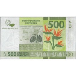 Territorios Franceses del Pacifico 500 Francs ND2014 P5