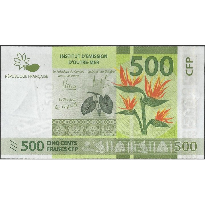 Territorios Franceses del Pacifico 500 Francs ND2014 P5