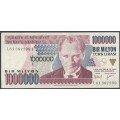 Turkya, 1.000.000 Liras L1970 (1995) L P209a