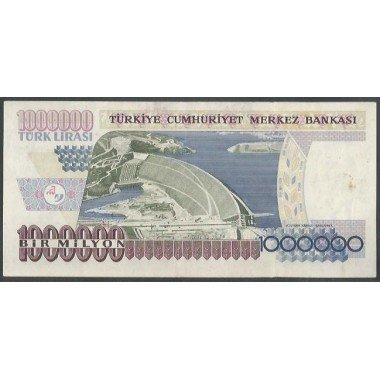 Turkya, 1.000.000 Liras L1970 (1995) L P209a