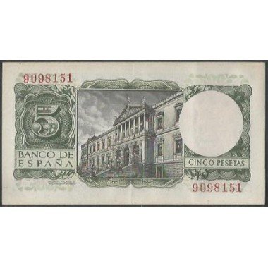 España, 5 Pesetas 22 Jul 1954 P146a