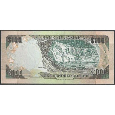 Jamaica, 100 Dollars 15 Ene 2001 P80a