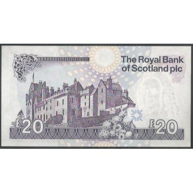 Escosia, 20 Pounds 4 Abr 2017 P354f