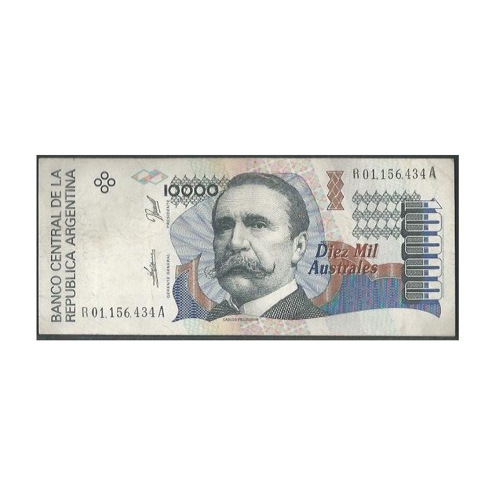 Argentina 10.000 Australes ND1989-91 Serie A Reposicion R P334a