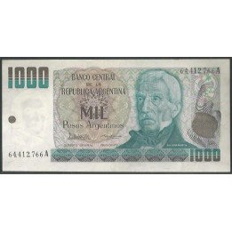Argentina 1.000 Pesos Argentinos ND1983-5 Serie A P317a