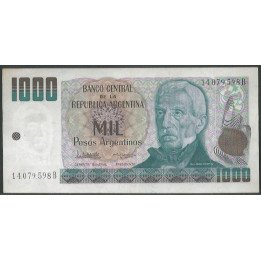 Argentina 1.000 Pesos Argentinos ND1983-5 Serie B P317a