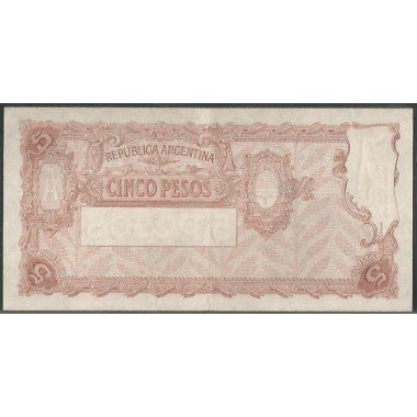 Argentina, 5 Pesos ND1951-9 Serie H P264x