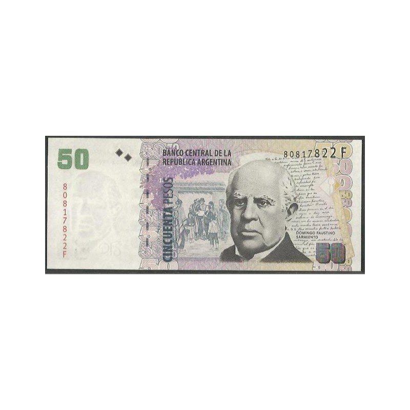 Argentina, 50 Pesos ND2003-13 Serie F P356