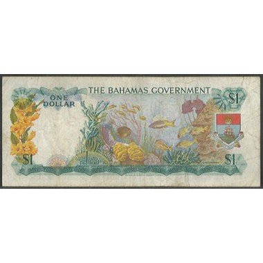 Bahamas, 1 Dollar L1965 P18b