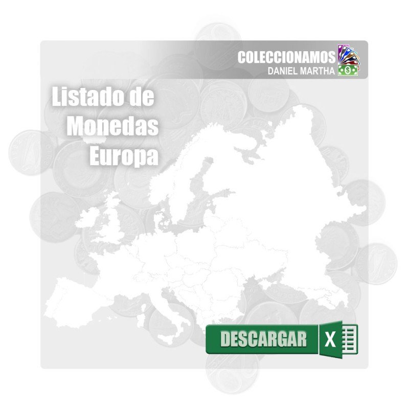 EUROPA - Lista de Monedas