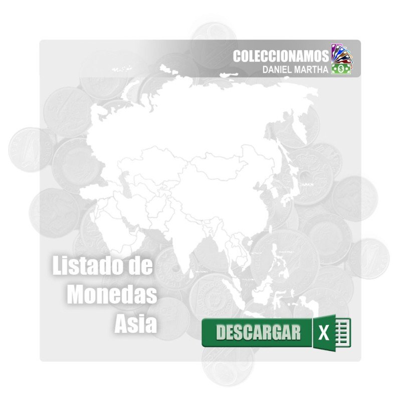 ASIA - Lista de Monedas
