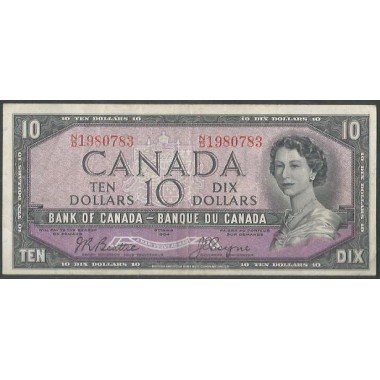 Canada, 10 Dollars 1954 (1954-61) P79a