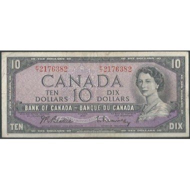 Canada, 10 Dollars 1954 (1961-71) P79b