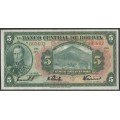 Bolivia, 5 Bolivianos L 20 Jul 1928 Serie Q8 P120a
