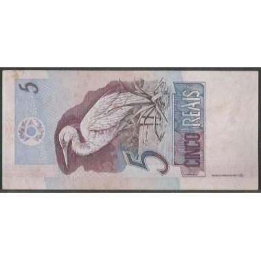 Brasil, 5 Reales ND1997- Firma 38 P244Ab