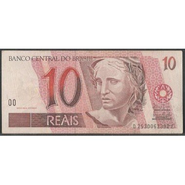 Brasil, 10 Reales ND1997- Firma 40 P245Ag