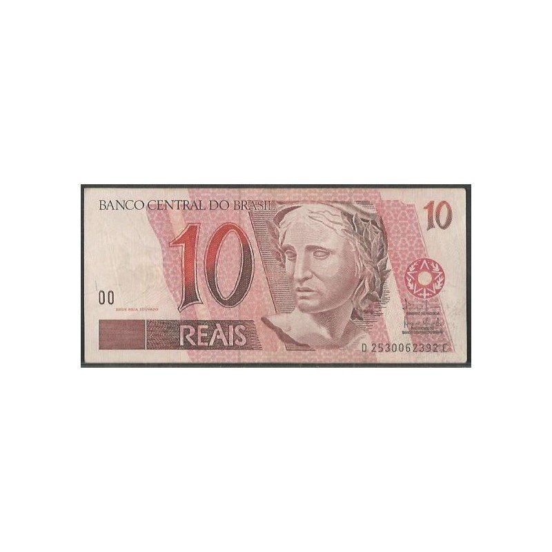 Brasil, 10 Reales ND1997- Firma 40 P245Ag