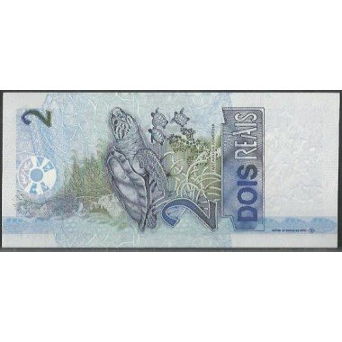 Brasil, 2 Reales ND2001- Firma 41 B P249e
