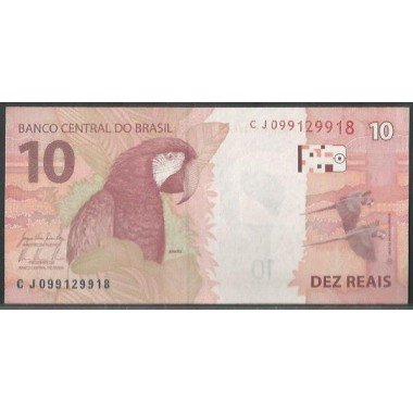 Brasil, 10 Reales 2010 C P254b