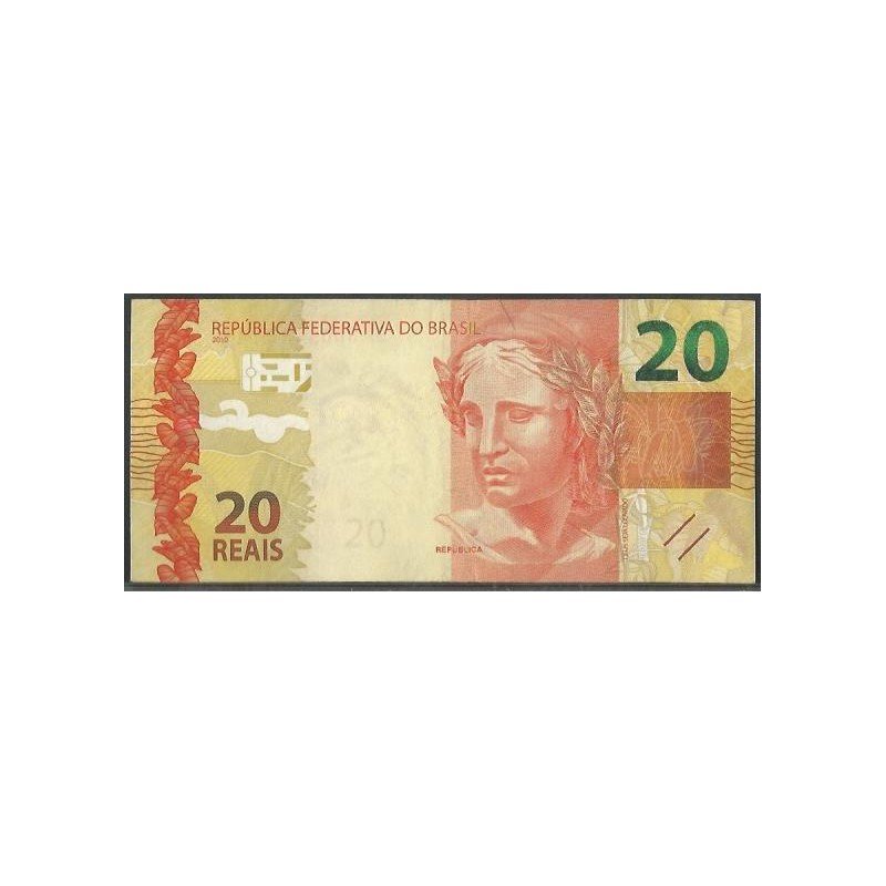 Brasil, 20 Reales 2010 F P255c