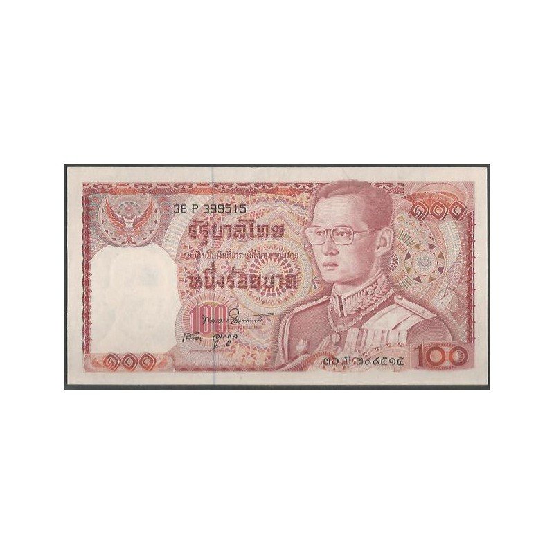 Tailandia, 100 Bath ND1978 Firma 50 P89