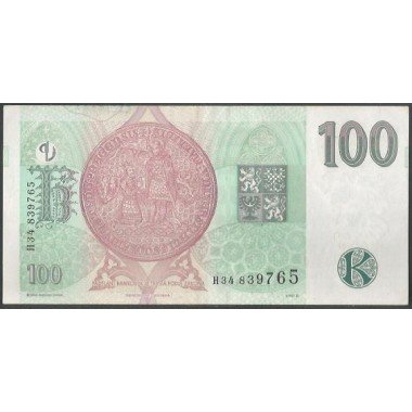 Checa, 100 Korun 1997 Serie H P18f