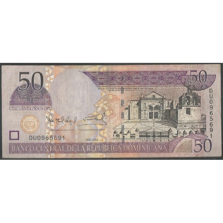 Rep. Dominicana 50 Pesos 2004 P170c